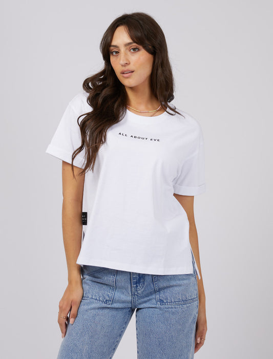 AAE WASHED TEE WHITE