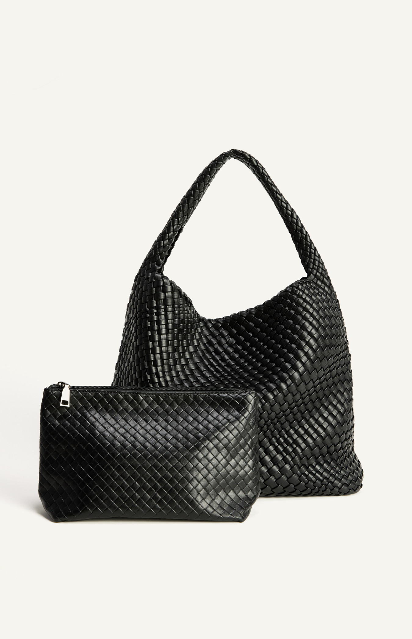 Vegan Hobo Bag With Pouch