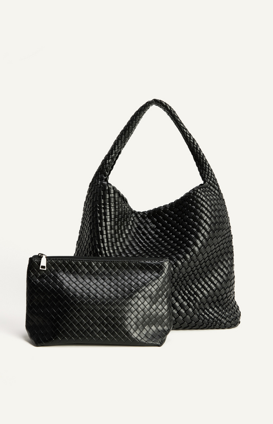 Vegan Hobo Bag With Pouch