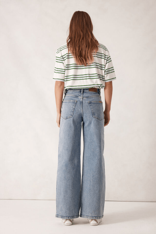 Ceres Life Evie Wide Leg - Vintage Blue by Artikle Clothing