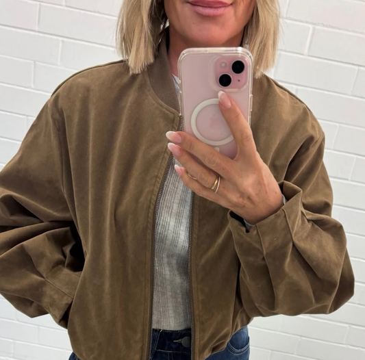 Kenny Bomber - Tan by Artikle Clothing