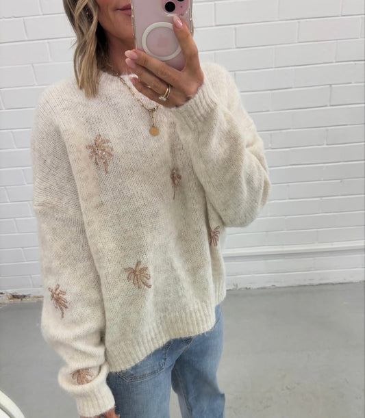 Palm Knit - Oat by Artikle Clothing