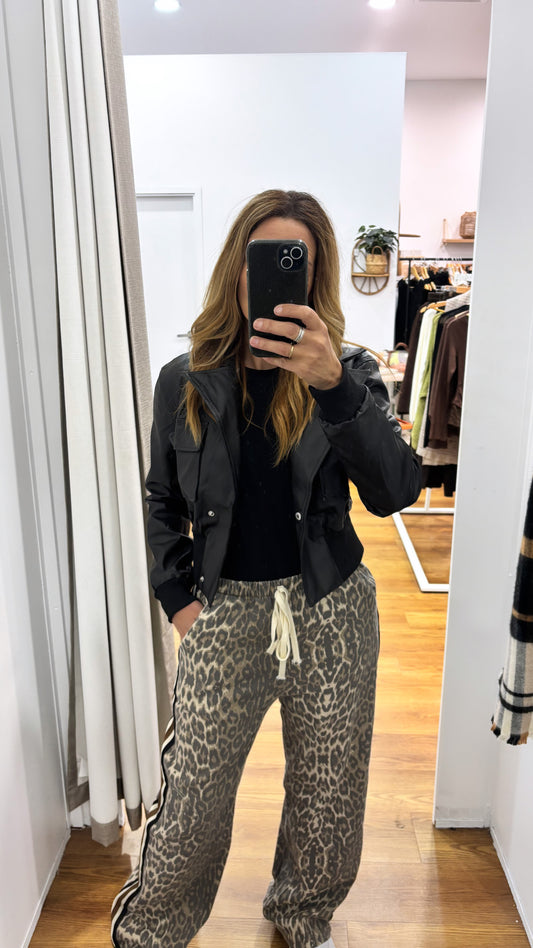 Abbi Cropped PU Jacket by Artikle Clothing
