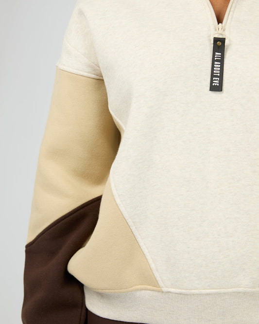 Suvannah Panel Zip - Oat