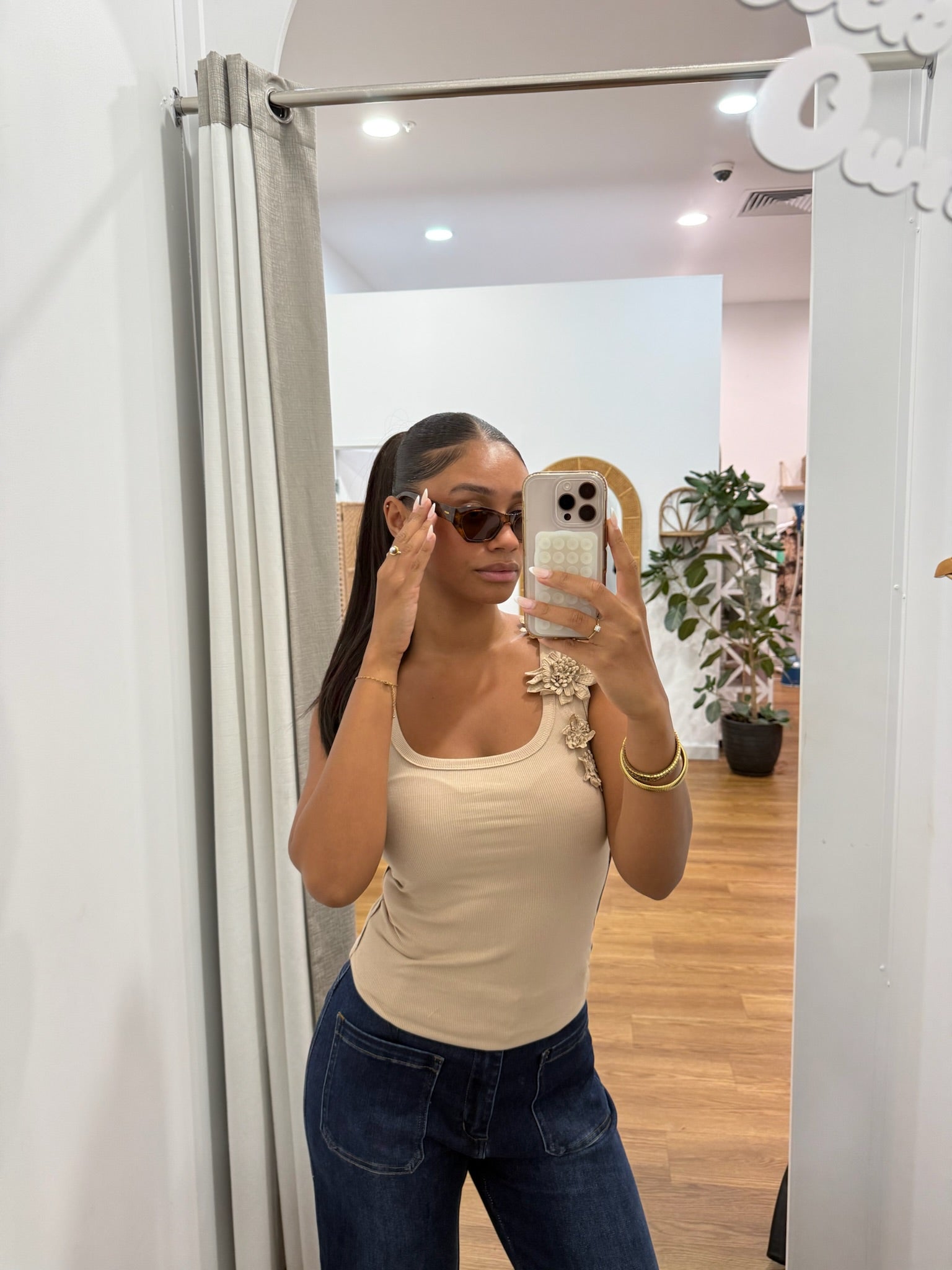 Rosy Top - Beige by Artikle Clothing