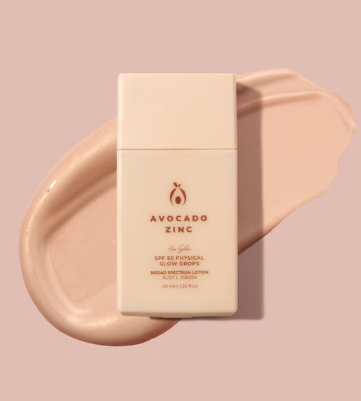 SPF 50 Physical Glow Drops - Avocado Zinc