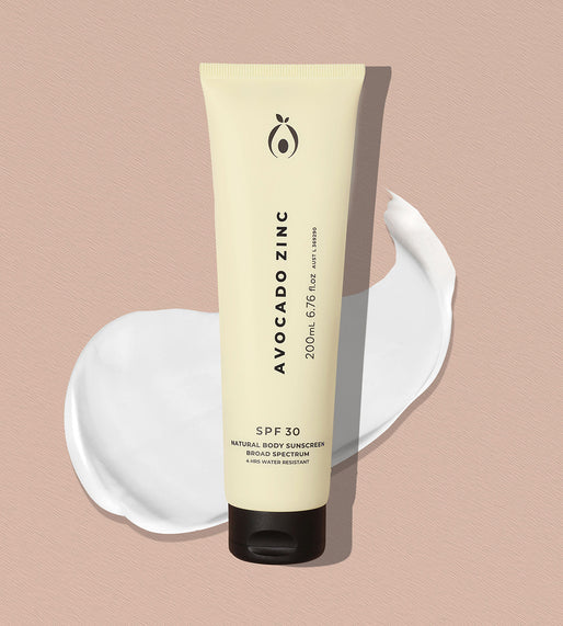 SPF 30 Natural Body Sunscreen - Avocado Zinc
