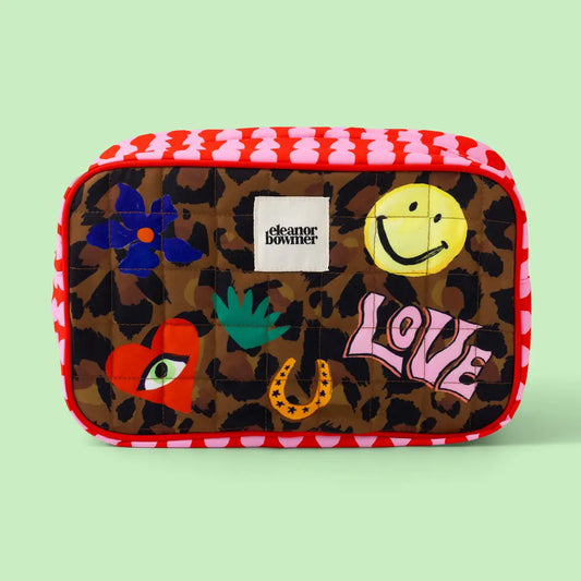 Leopard Icon Wash Bag by Artikle Clothing
