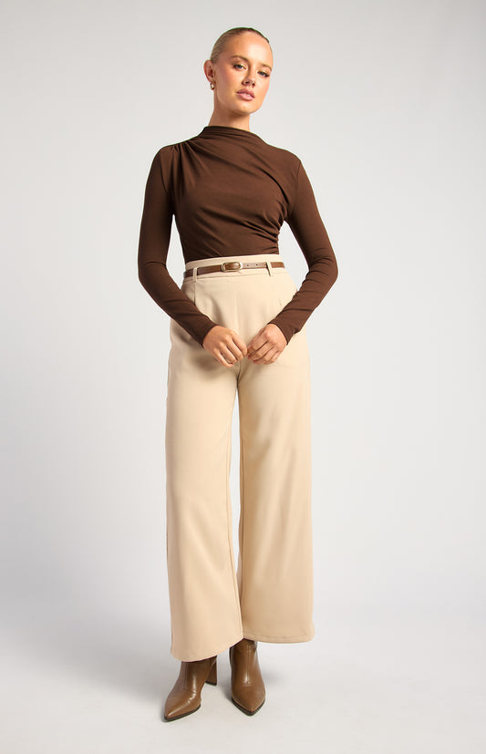 Sian Espresso Top by Artikle Clothing