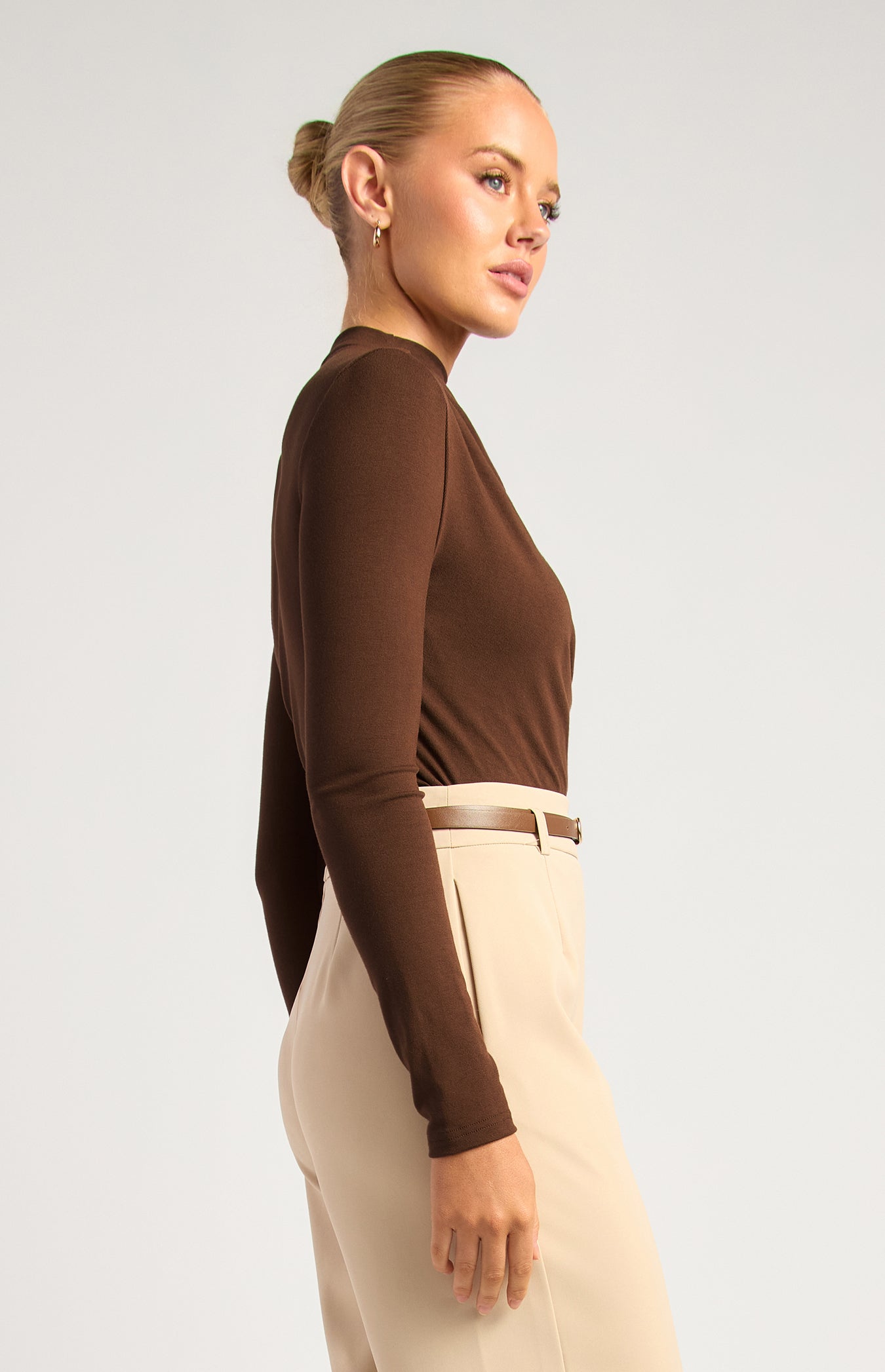Sian Espresso Top by Artikle Clothing