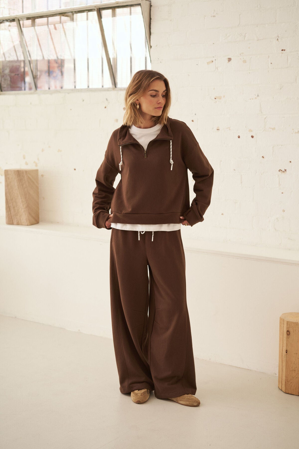 Eva Sporty Half Zip by Artikle Clothing