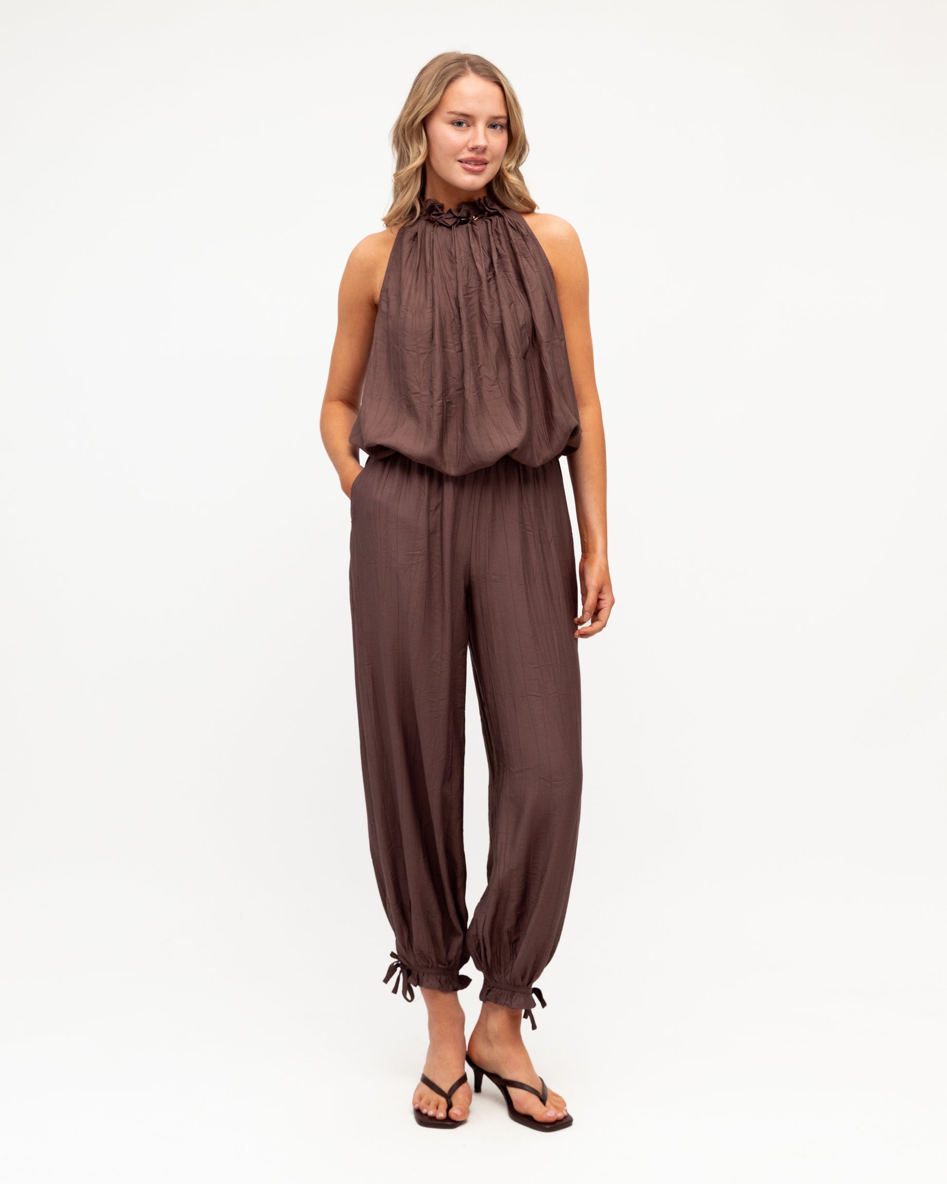 Golden Hour Pant - Chocolate by Artikle Clothing