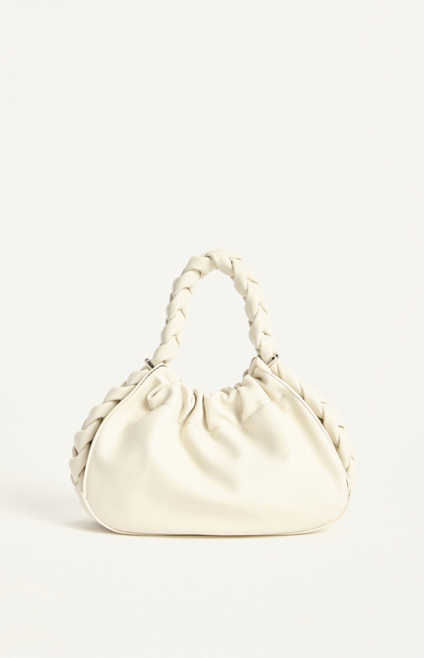 Plait Handel Bag - Bone