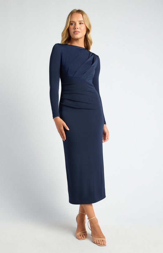 Pia Dress - Navy