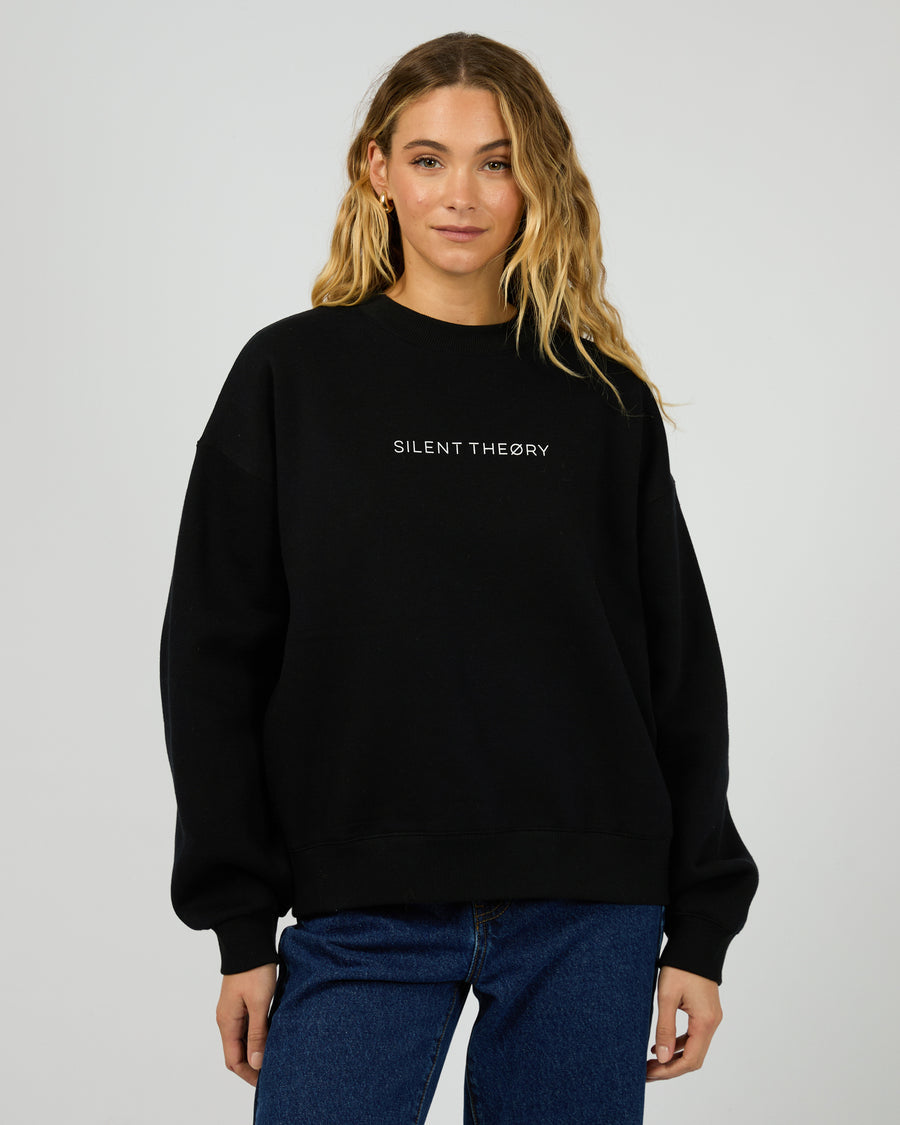 Logo Crew - Black by Silent Theory