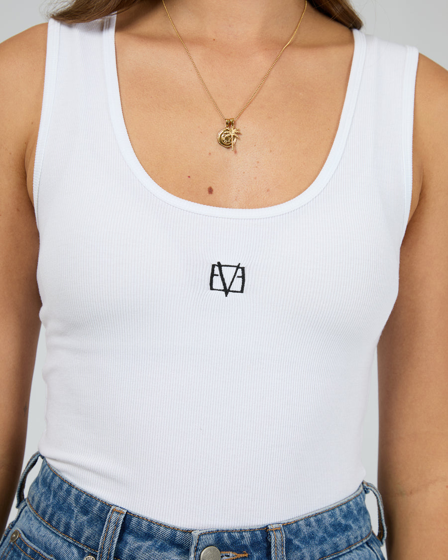 Icon Tank - White by Artikle Clothing