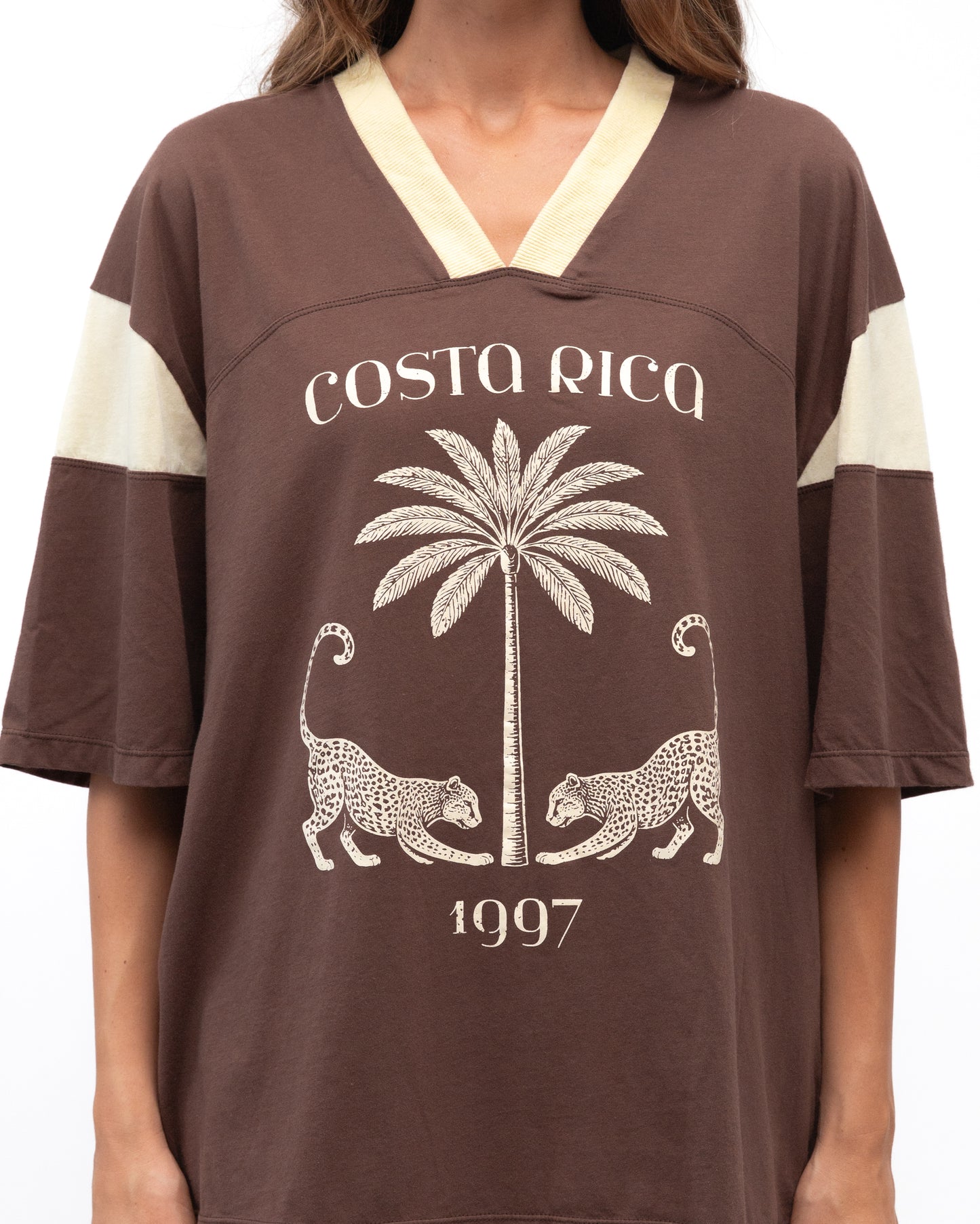Paper Heart Costa Rica Tee - Chocolate by Artikle Clothing