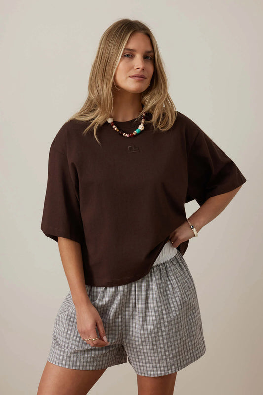 Ceres Life Phoebe Premium Tee - Chocolate