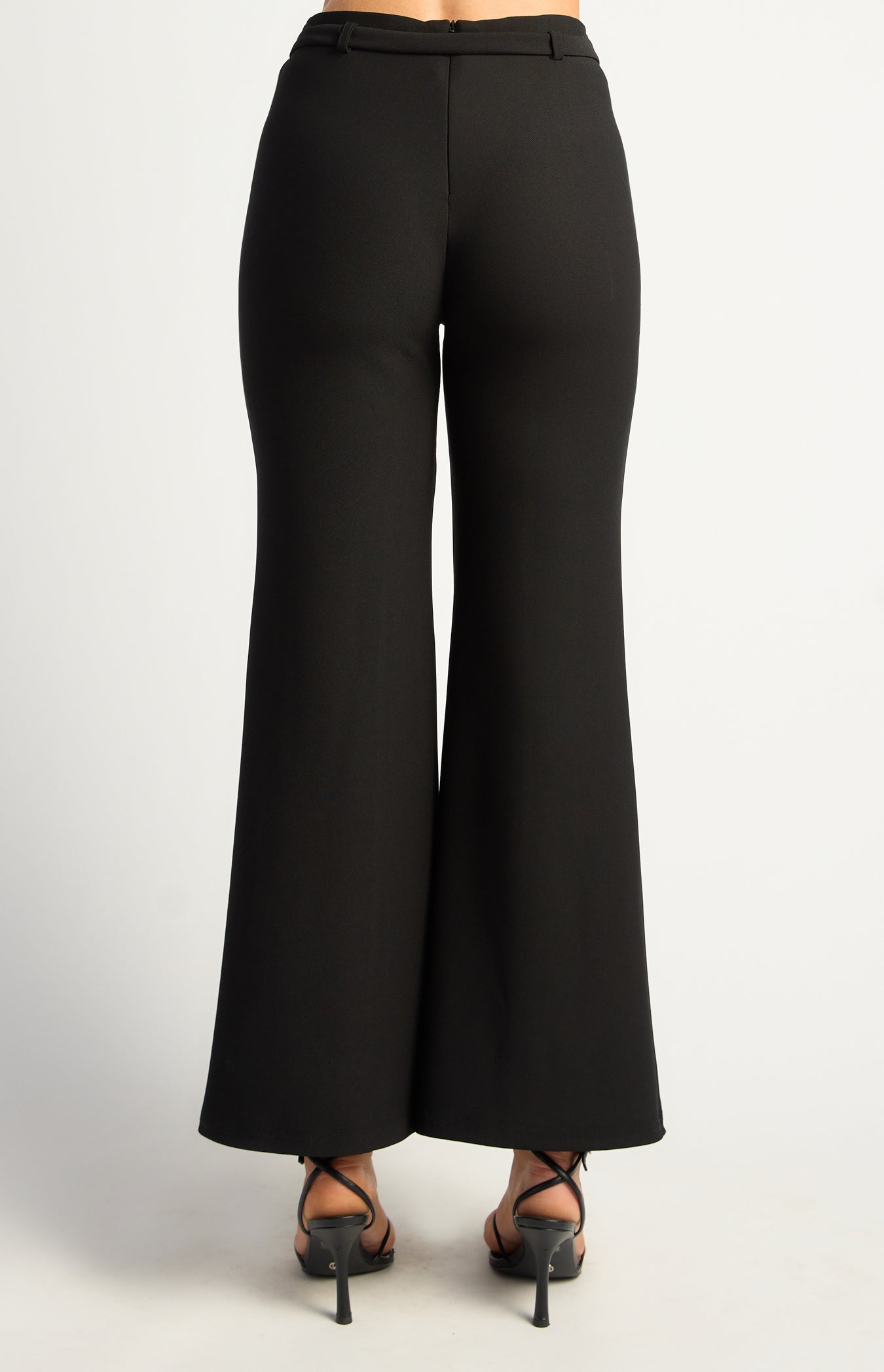 Colette Boot Cut Jersey Pants - Black by Artikle Clothing