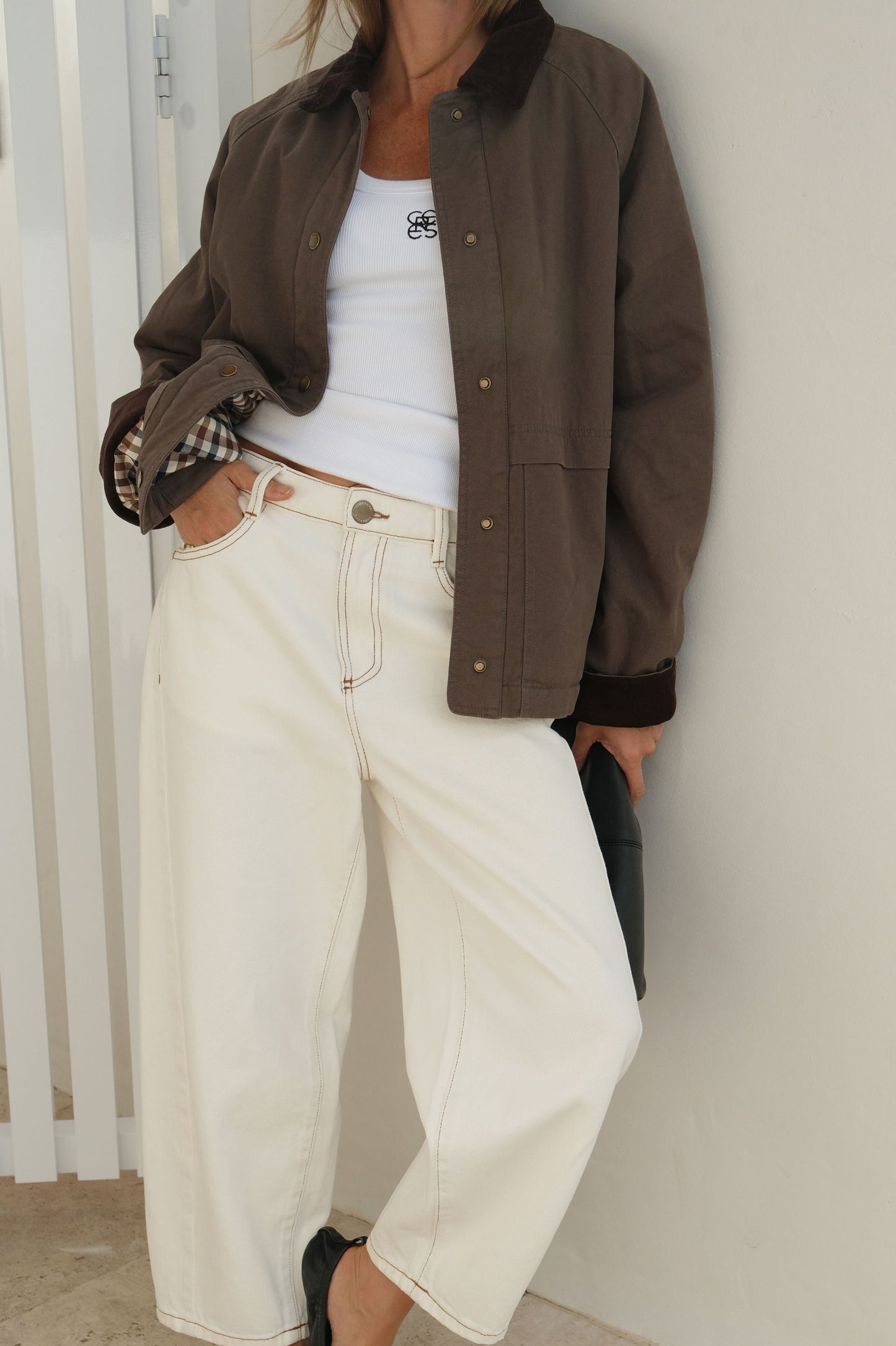Ceres Life Blair Barn Jacket - Moss by Artikle Clothing