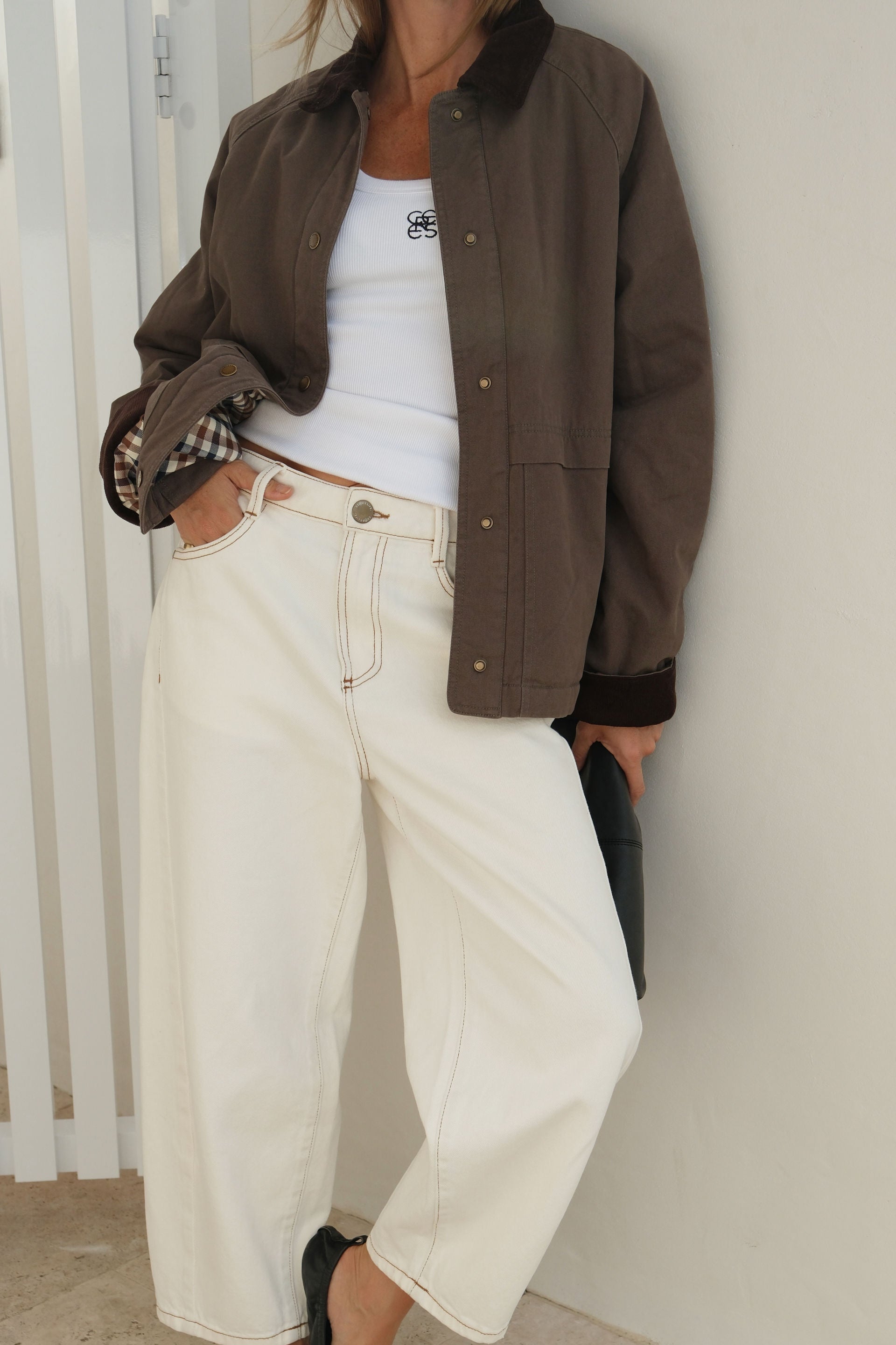Ceres Life Blair Barn Jacket - Moss by Artikle Clothing