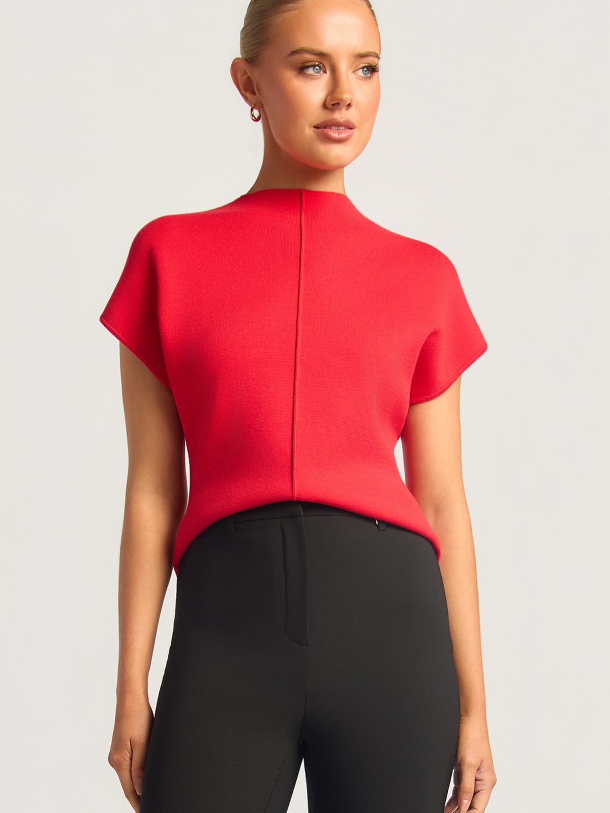 Essential Red Top by Artikle Clothing
