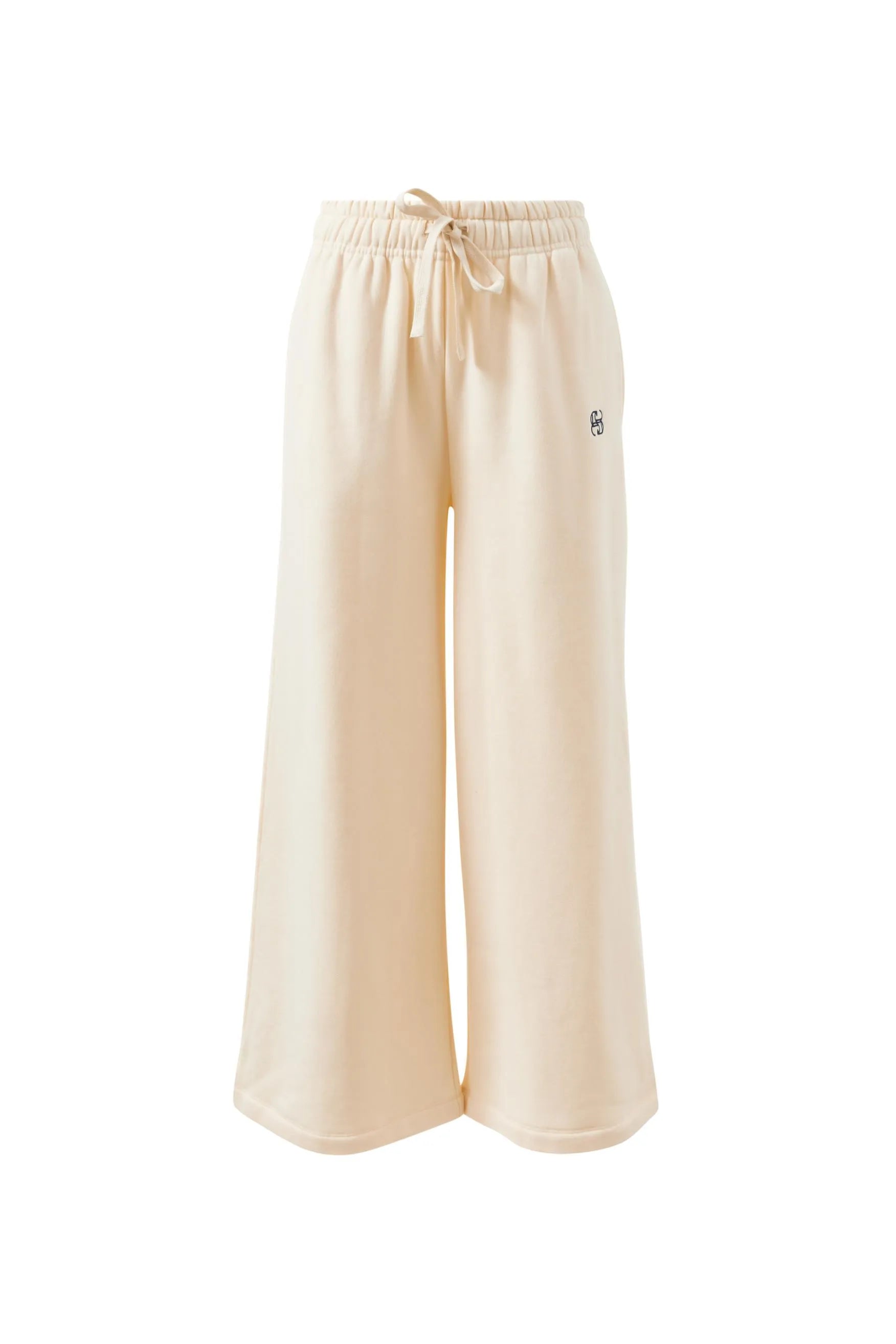 Ceres Life Ivy Wide Leg Trackpant - Marshmallow by Artikle Clothing