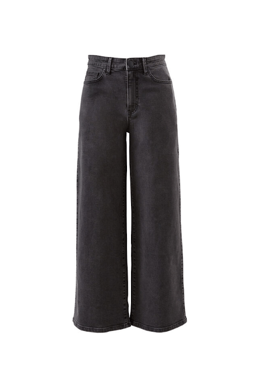Ceres Life Evie Wide Leg Jean - Washed Black by Artikle Clothing