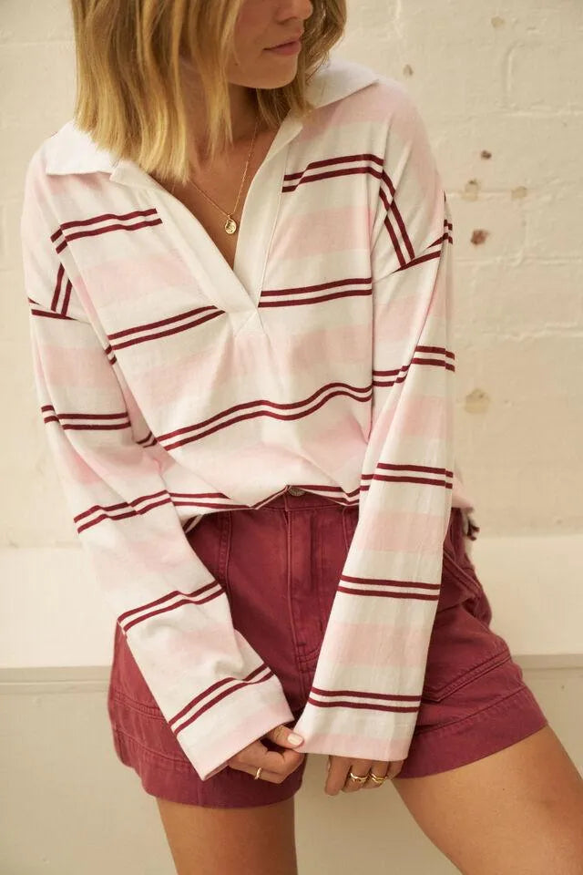 Shelby Slouchy Rugby Top by Artikle Clothing